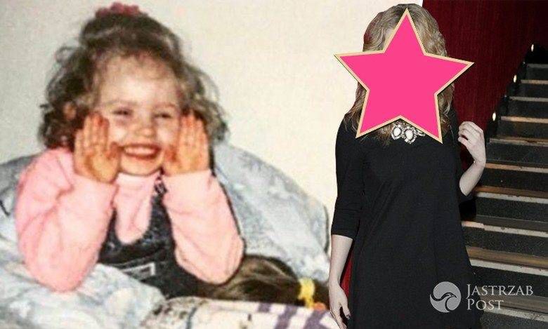 Polska gwiazda pochwaliła się swoim zdjęciem z dzieciństwa! Ależ się zmieniła!