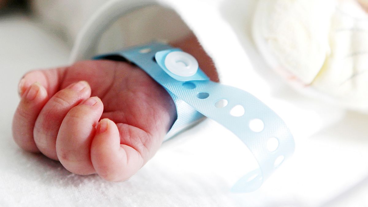 newborn hand