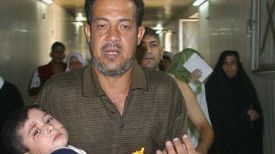 Dziecko ranne podczas starć