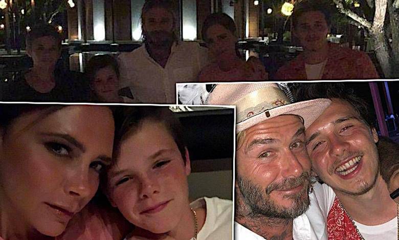 Beckhamowie spędzili rodzinnego Sylwestra 2017. Pokazali urocze zdjęcia z dziećmi