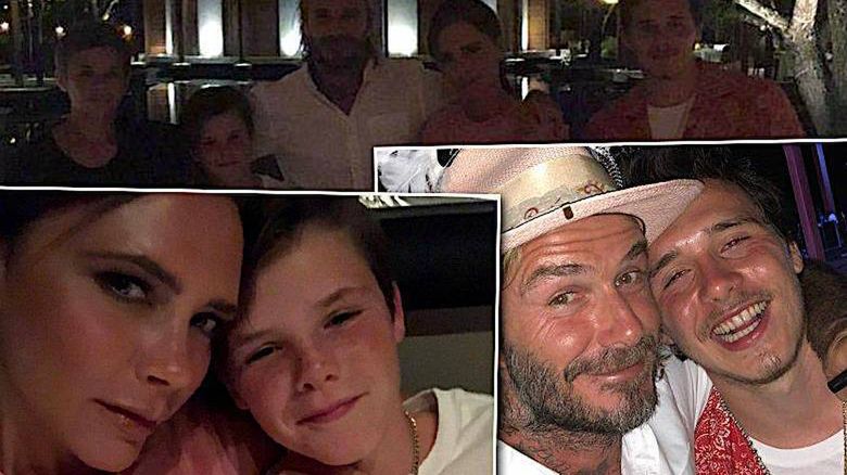 Beckhamowie sylwester 2017