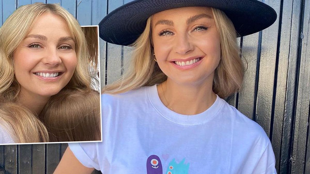 Małgorzata Socha z dziećmi