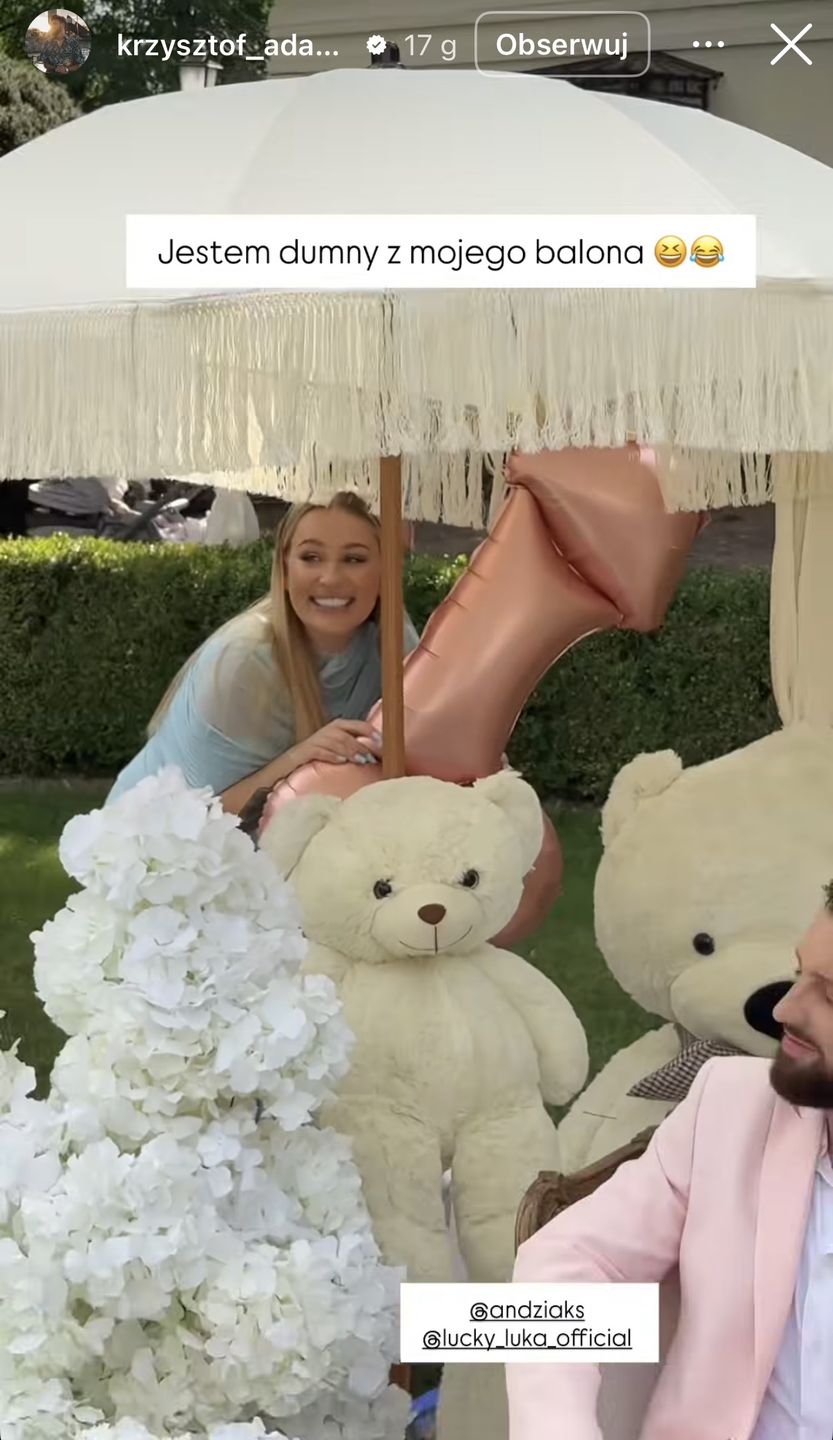 Impreza gender reveal u Andziaks i Luki