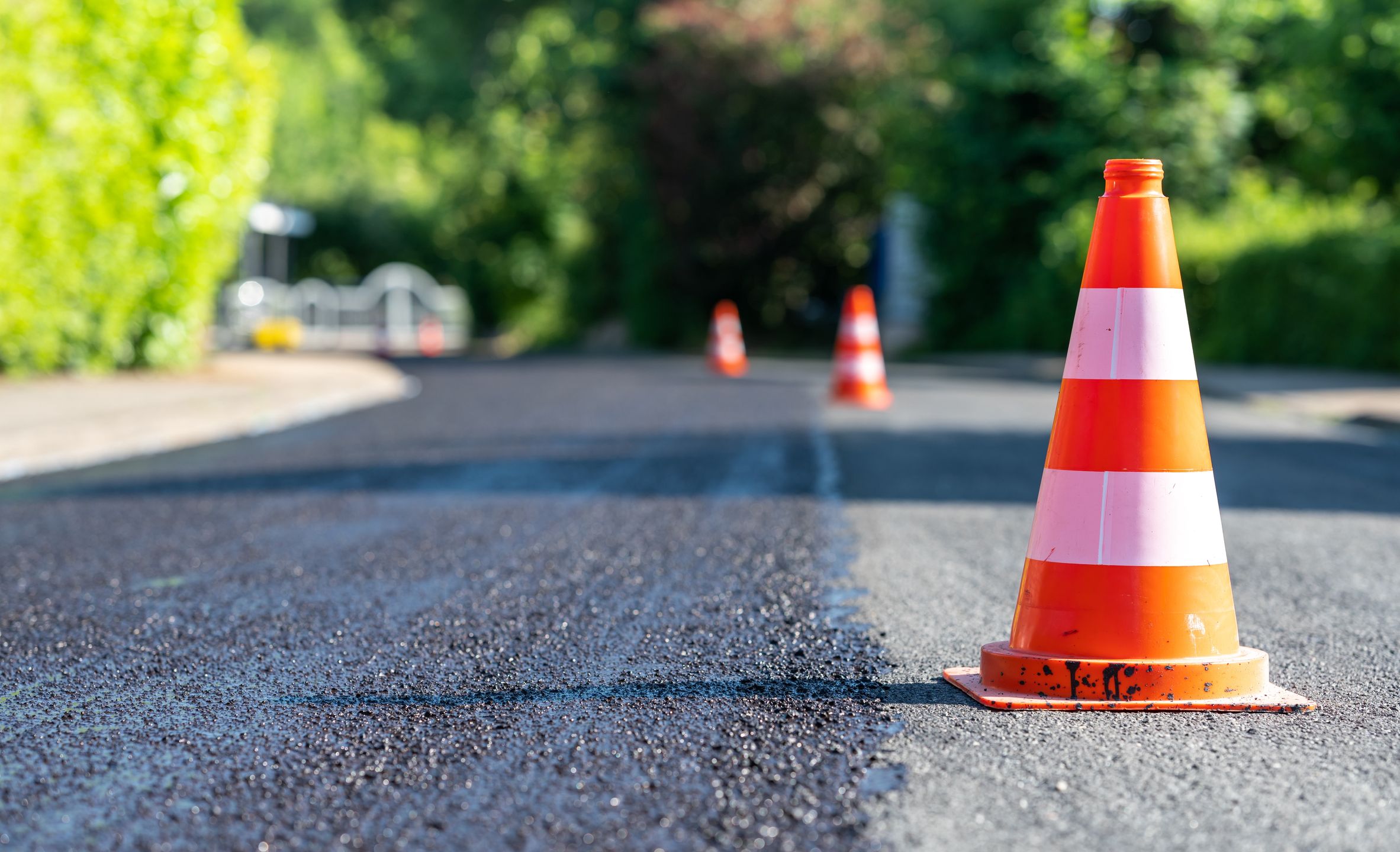 Construction cones marking part of road with a layer of fresh asphalt.
Frank Harms
repair, street, new, road construction, asphalting, tar, maintenance, transportation, industry, activity, construction site, security, car, work, safety, traffic cones, construction cones, traffic pylons, cone-shaped marker, orange and white, cones, construction work, asphalt pavement, warning signs, build, industrial, orange, danger, sign, warning, cone, symbol, asphalt, barrier, caution, road, traffic, street, road, road construction, repair, asphalting, tar, new, maintenance, construction work, transportation, industry, activity, construction site, security, car, work, safety, traffic cones, construction cones, traffic pylons, cone-shaped marker, orange and white, cones, asphalt pavement, warning signs, build, industrial, orange, danger, sign, warning, cone, symbol, asphalt, barrier, caution, traffic