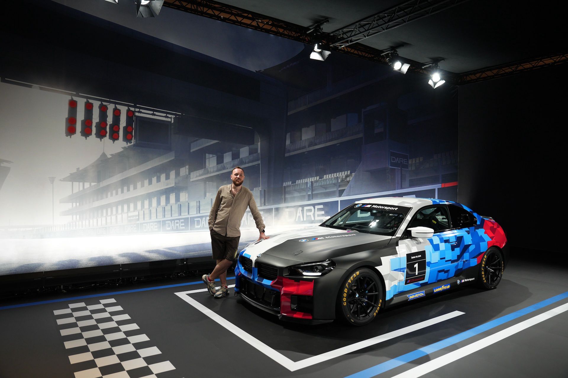 BMW M2 Racing wraz z autorem tekstu