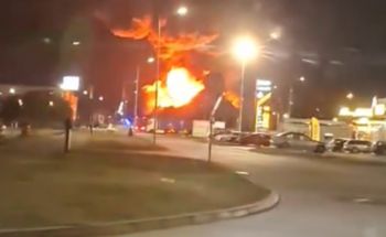 Potężny pożar hali w Słubicach. Spłonął sprzęt AGD