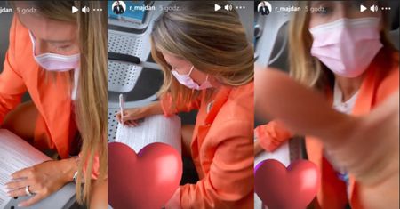 Problemy w raju? Małgorzata Rozenek-Majdan wyrywa mężowi telefon z dłoni