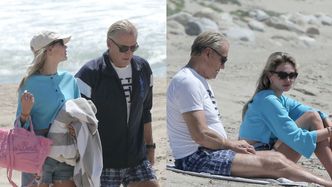 67-letni Dolph Lundgren relaksuje się z 29-letnią żoną na plaży. Para jak z obrazka?