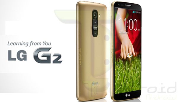 Złoty LG G2