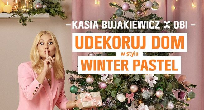 Kasia Bujakiewicz w świątecznej kampanii OBI
