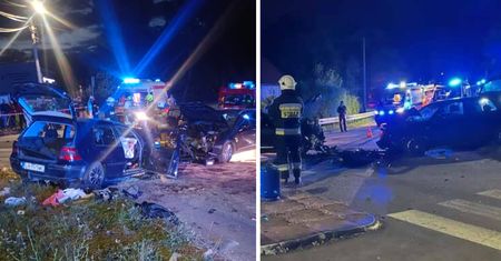 Groźny wypadek pod Kielcami. Pasażerem dwuletnie dziecko