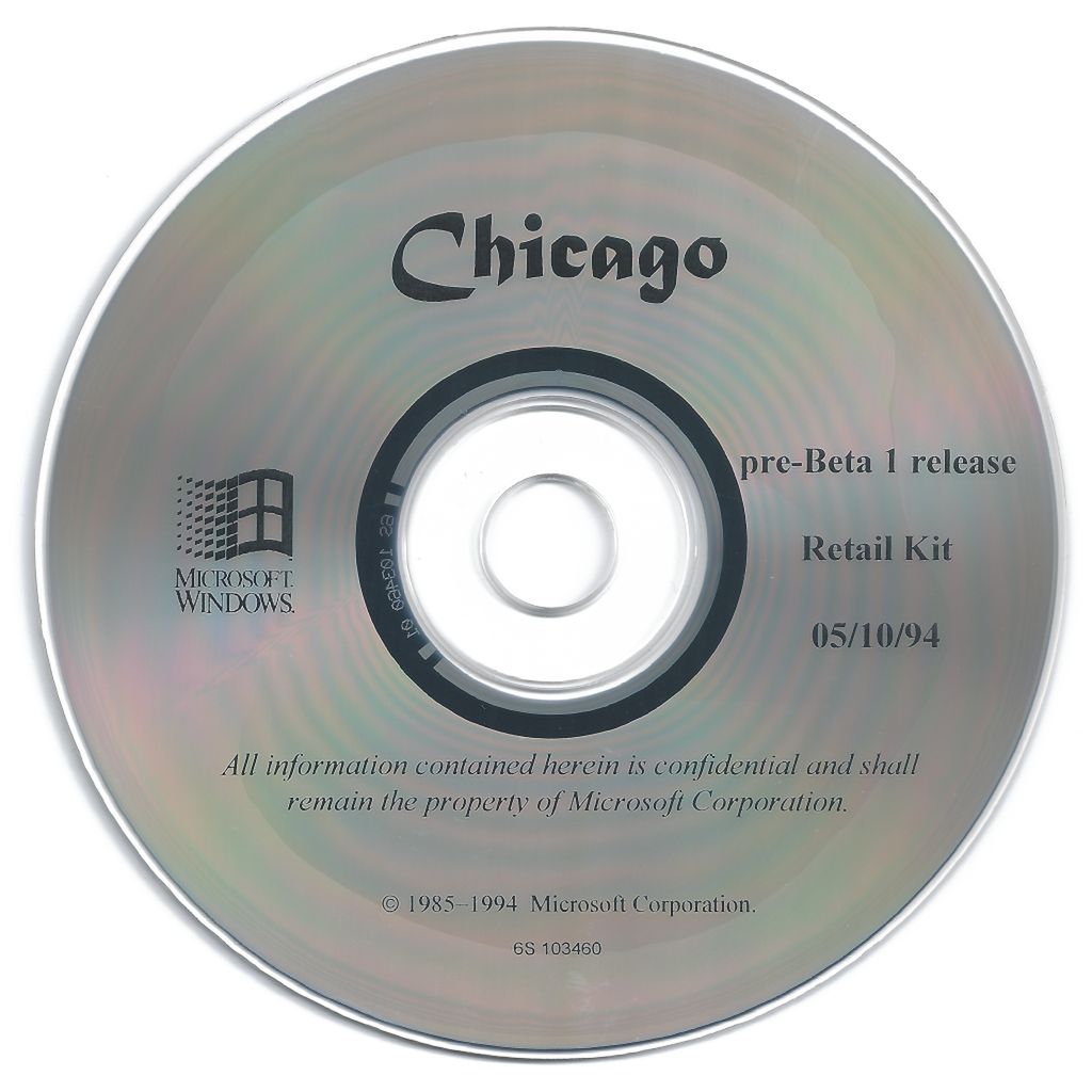 Nie był to standardowy wygląd płyty CD, nośniki innych wydań miały inaczej wyglądające płyty (źródło: MrPinball64, betawiki.net)