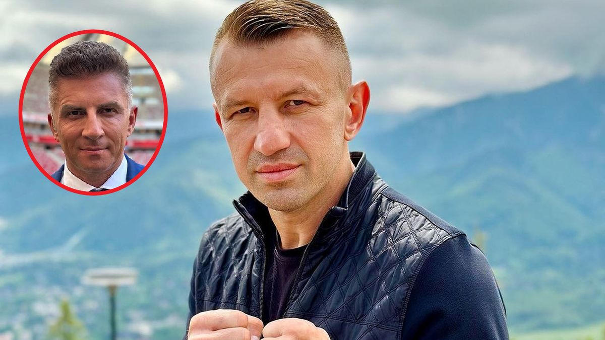 Na dużym zdjęciu Tomasz Adamek, na małym Mateusz Borek