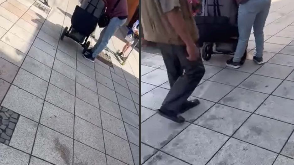 Skandaliczne zachowanie matki. Wszystko nagrał przechodzień