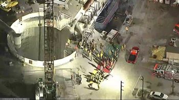 Tunel zawalił się w Los Angeles. Robotnicy wdrapywali się na zaspy, by uciec