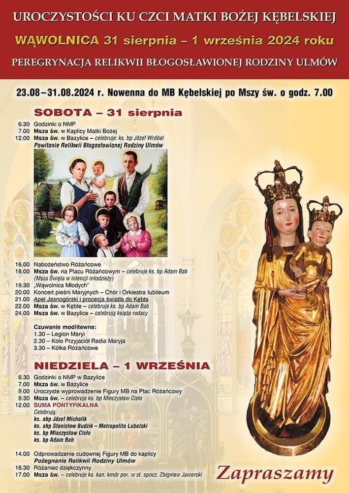 Plakat mszy