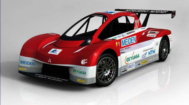 Elektryczne Mitsubishi i-MiEV Evolution przygotowane do Pikes Peak 2012