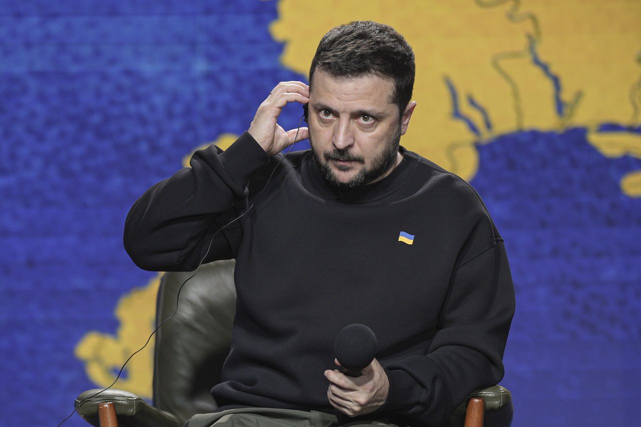 War in Ukraine. The West wants Russia's frozen assets to go to Kiev. Pictured is Volodymyr Zelensky.