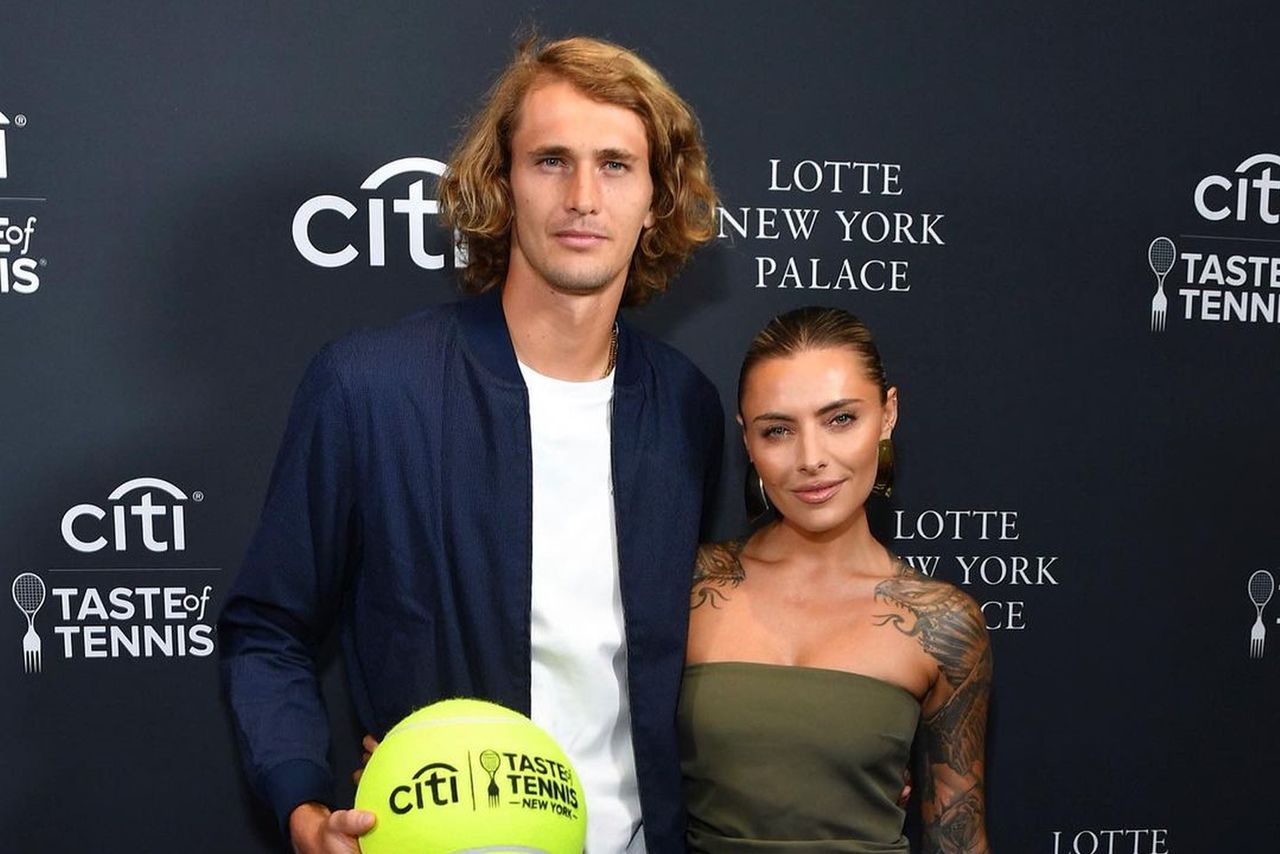 The photo shows Alexander Zverev and Sophia Thomalla.