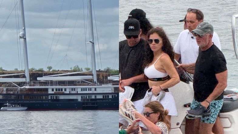 Jeff Bezos i Lauren Sanchez wybrali się na Galapagos