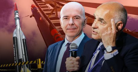 Rakieta w kosmosie, szef Instytutu Lotnictwa na aucie. Zastąpił go człowiek PO