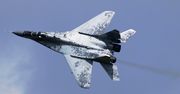Samolot MiG-29 bez oznaczeń przy granicy. To polska pomoc dla Ukrainy?