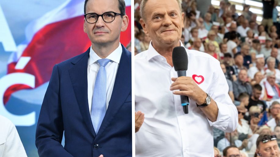 Mateusz Morawiecki i Donald Tusk