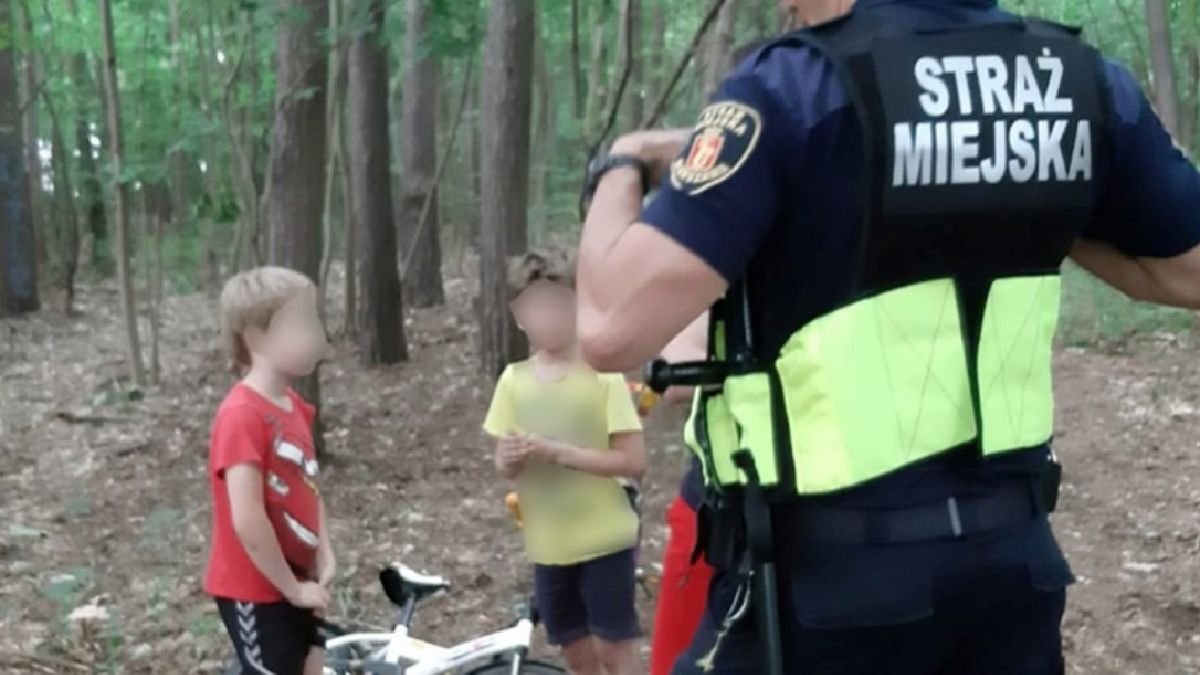 Z pijanym ojcem było dwóch synów w wieku 8 i 9 lat