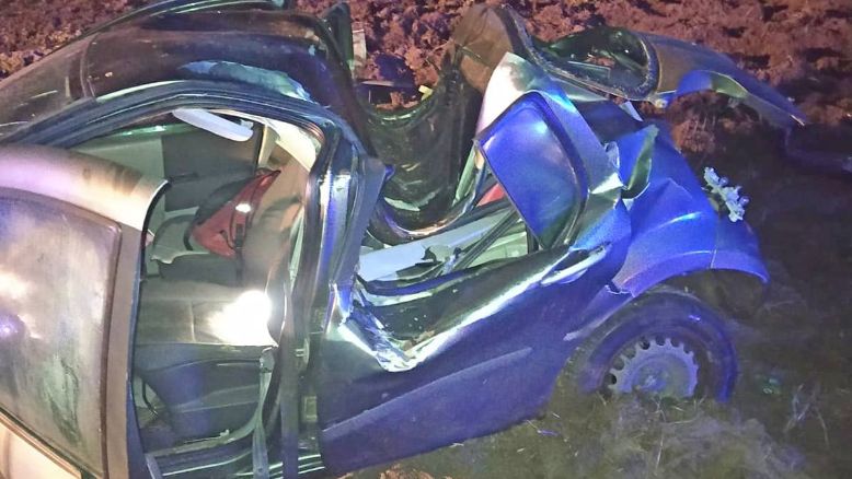 Samochód po wypadku