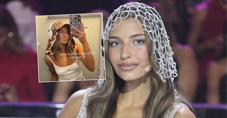 Julia Wieniawa w odważnej stylizacji w podróży. Postawiła na prześwitujący top i zapowiedziała urlop