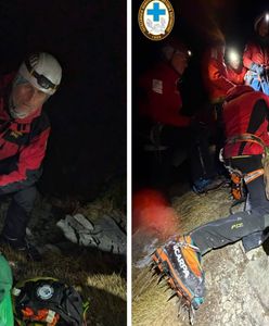 Spadł z ponad 100 m. Dramatyczna akcja ratunkowa w górach