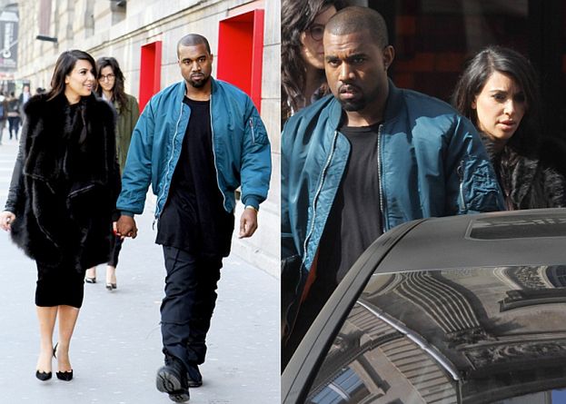 Kim i Kanye zwiedzają Paryż (ZDJĘCIA)