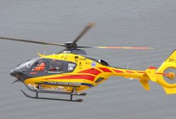 Zabrze. Dramat na nasypie kolejowym. Niezbędny był przylot helikoptera LPR