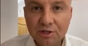 Koronawirus. Andrzej Duda przeprasza i mówi, w jakim jest stanie
