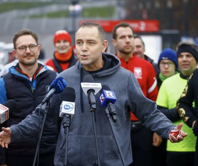 Rozpoznaliśmy uczestnika biegu z Nawrockim. "Milioner dobrej zmiany"