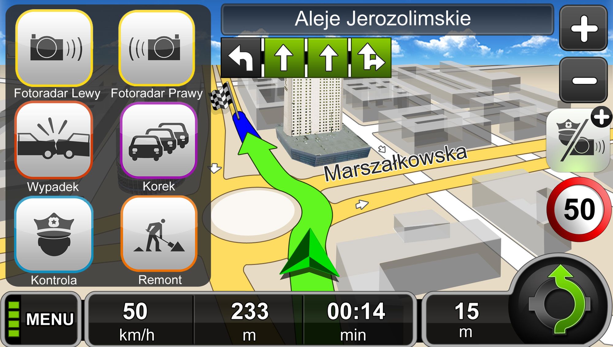 Ostrzeganie przed fotoradarami i nie tylko w nowej MapaMap 2
