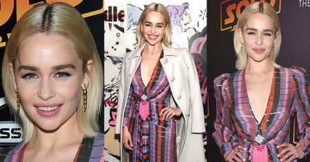 Urocza Emilia Clarke imprezuje w sukience za 14 tysięcy