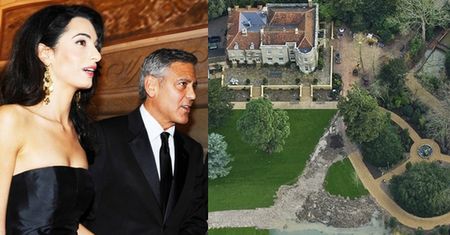 Powódź zalała brytyjską rezydencję Clooneya! Była warta 60 milionów...