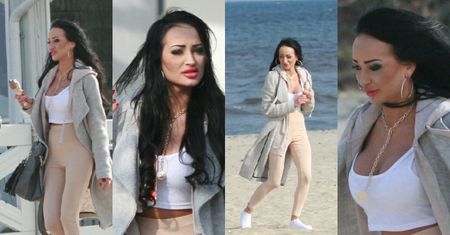 Siostra Godlewska relaksuje się w Sopocie: plaża, morze i zimne łakocie (ZDJĘCIA)