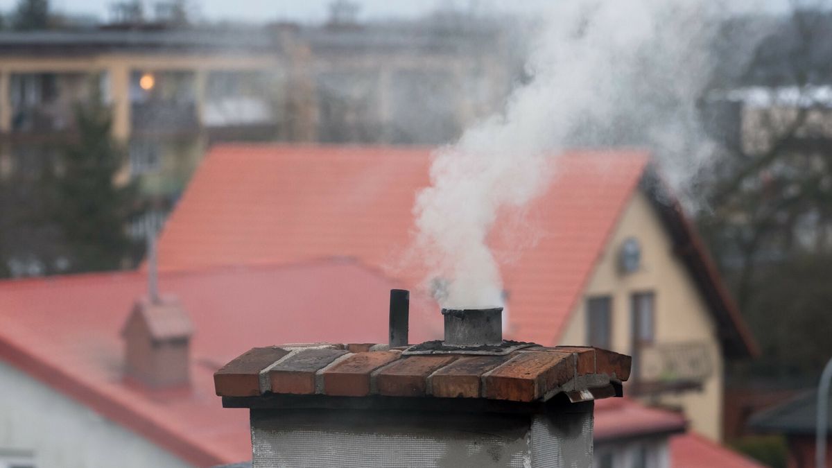 Ogrzewanie w Polsce. Dym z komina