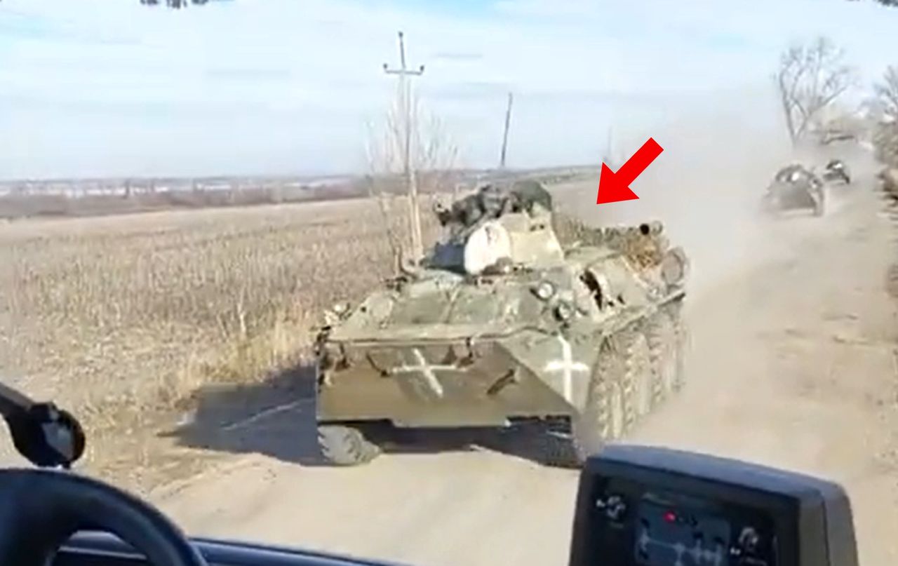 BTR-82 - trofeum Ukraińców