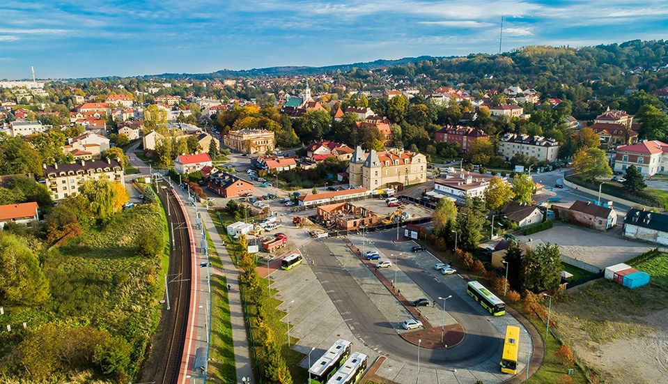 Budowa dworca w Wieliczce (fot.: UMiG Wieliczka)