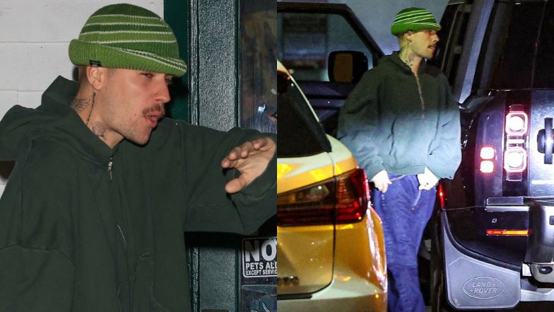 Justin Bieber kroczy na spotkanie ze znajomymi BEZ ŻONY