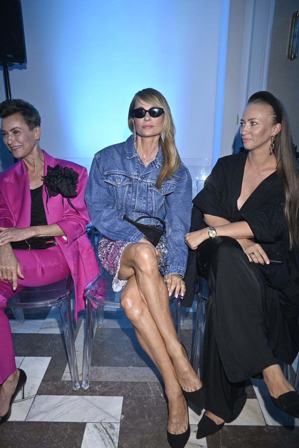 Aneta Kręglicka na pokazie Macieja Zienia