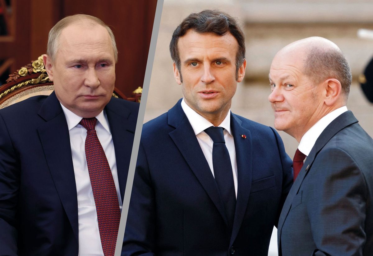 Telefoniczna rozmowa Putina z dwoma europejskimi przywódcami  trwała ok. 80 minut