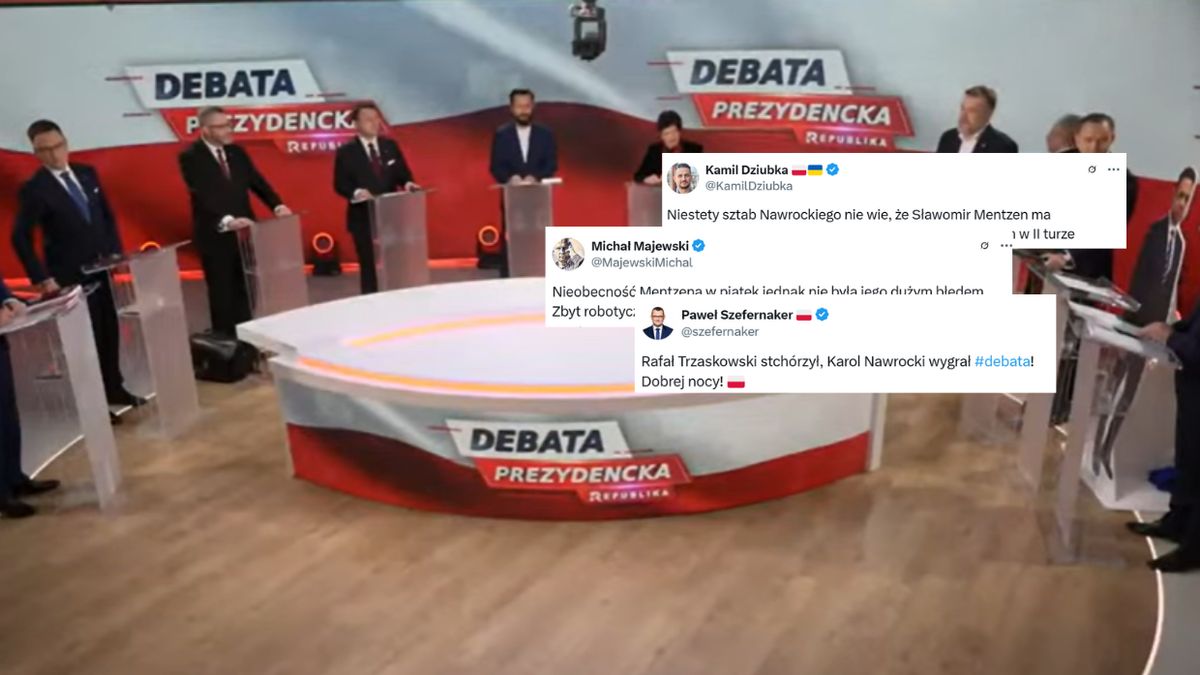 Komentarze po debacie TV Republika