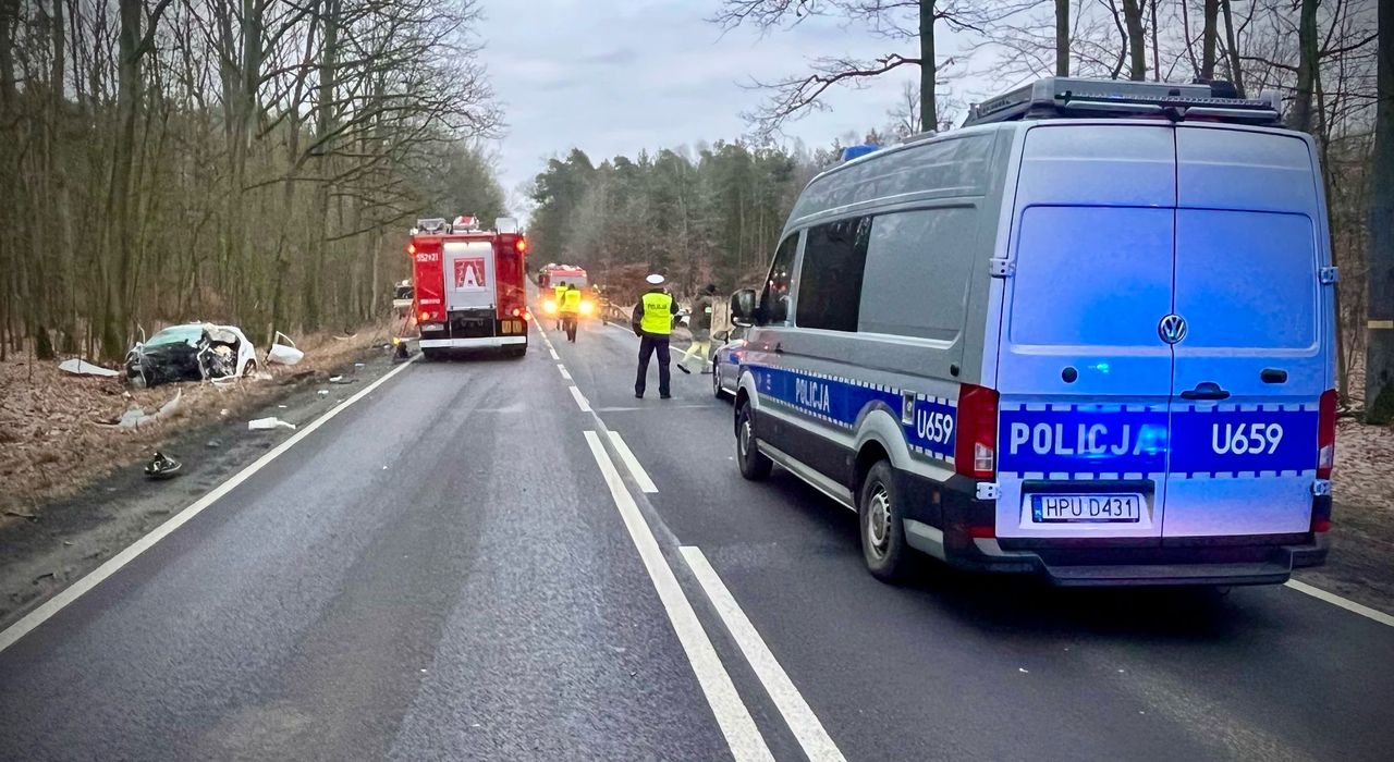 Tragiczny wypadek w Grabównie. Nie żyje 42-letnia kobieta