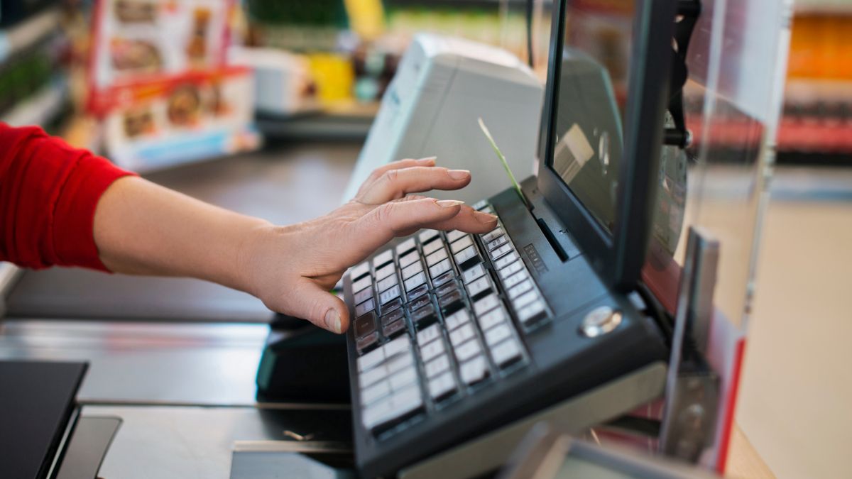 Kasa w sklepie