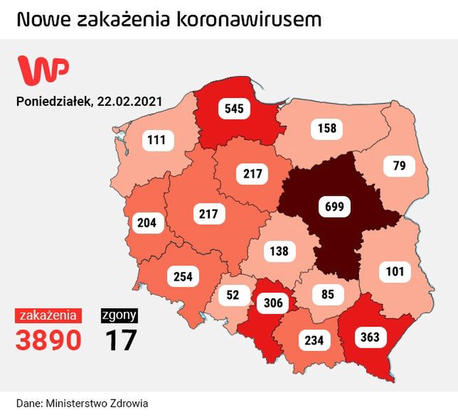 Koronawirus w Polsce. Nowe przypadki COVID-19. Ministerstwo Zdrowia informuje