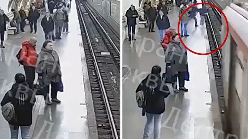 Mężczyzna wepchnął chłopca wprost pod jadący pociąg metra w Moskwie. 